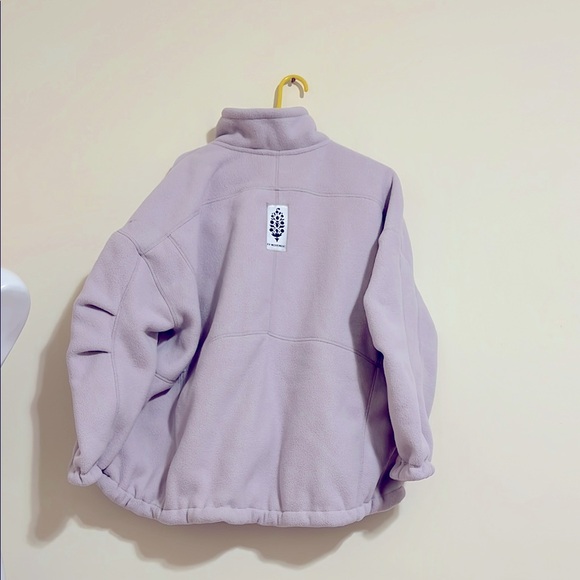 Free people wild & free fleece Jacket women size Sp oversized - Picture 3 of 9